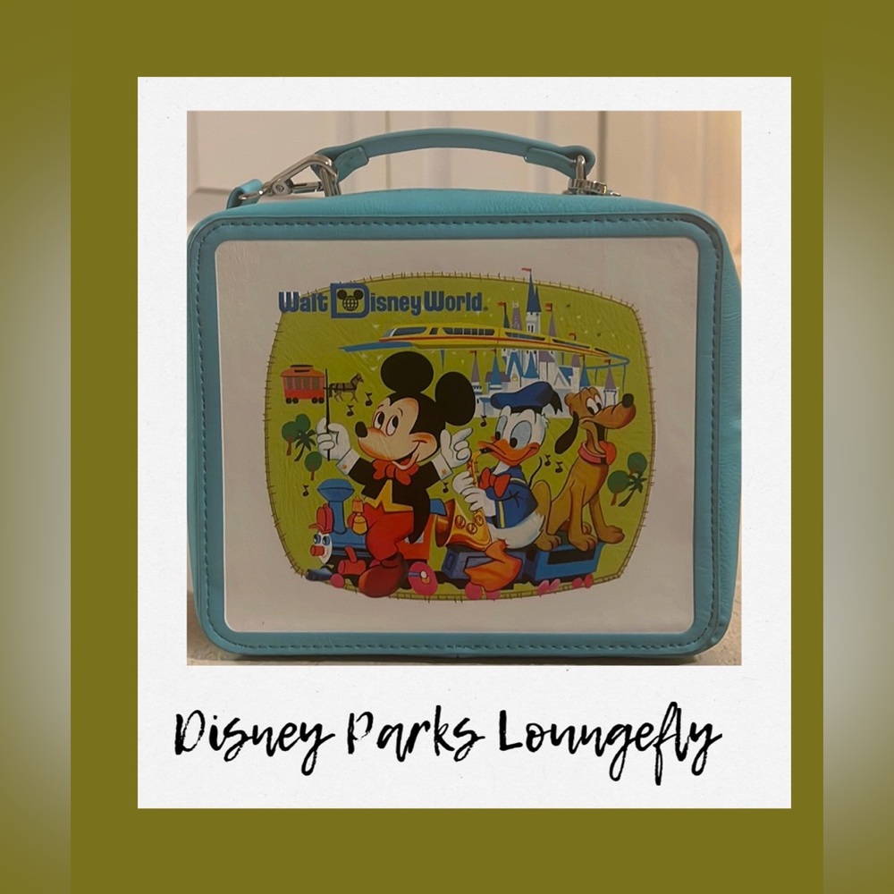 Disney Parks Loungefly Crossbody  50th Anniversary Vault Collection Lunchbox Bag